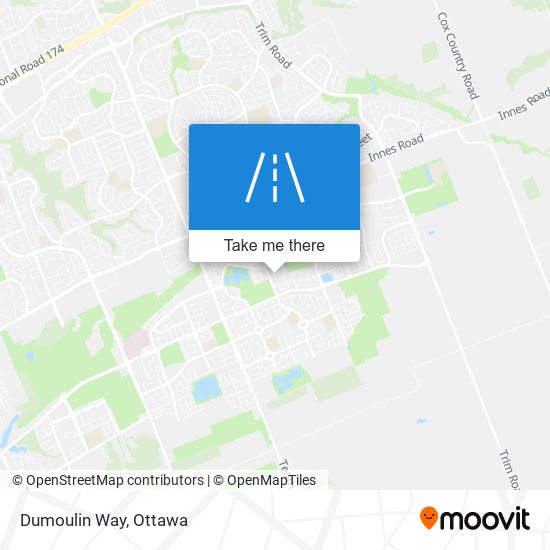 Dumoulin Way map