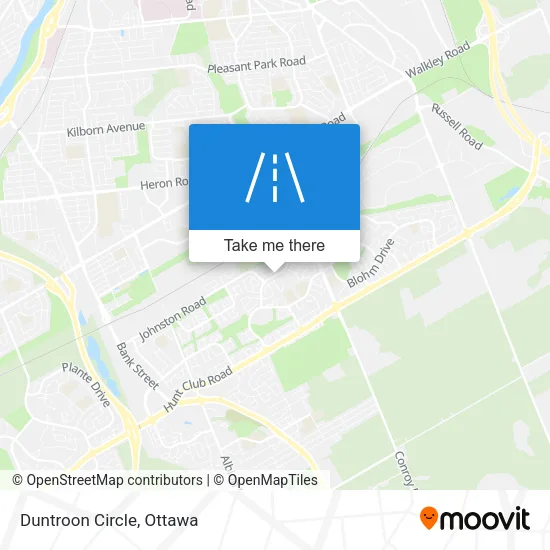 Duntroon Circle map