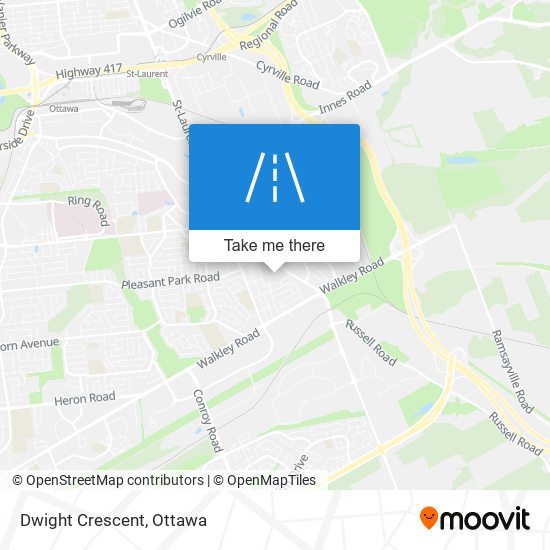 Dwight Crescent map