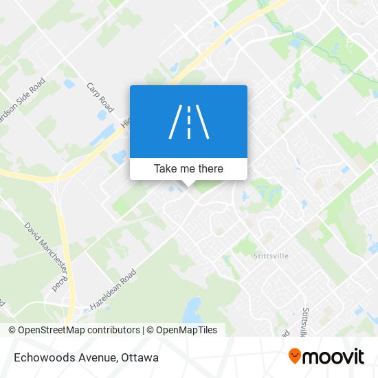 Echowoods Avenue map