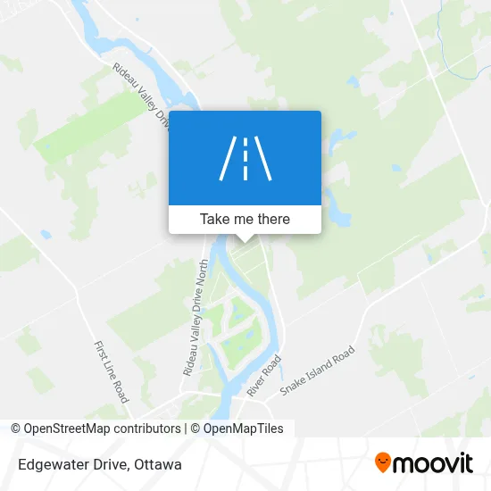 Edgewater Drive map