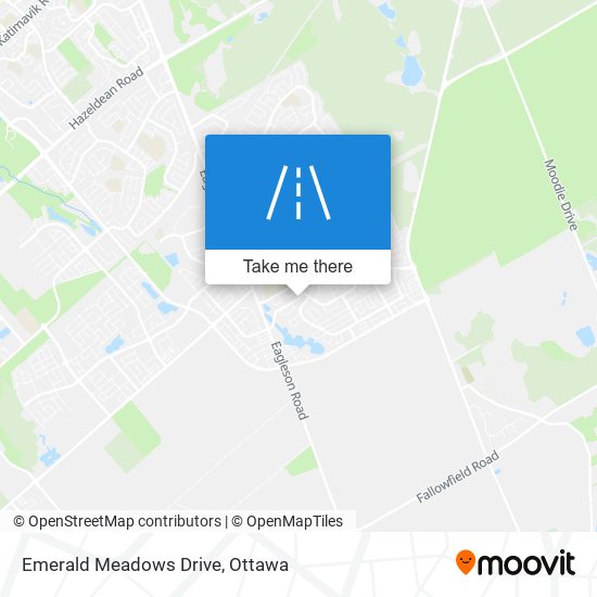 Emerald Meadows Drive map