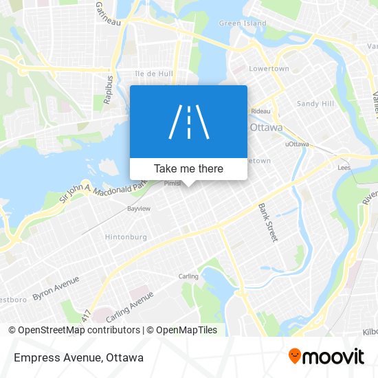 Empress Avenue map