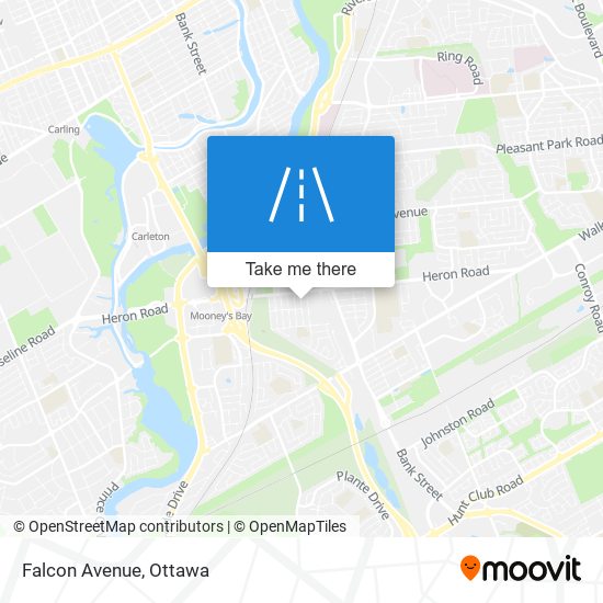 Falcon Avenue map