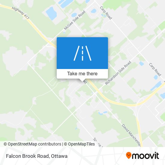 Falcon Brook Road plan