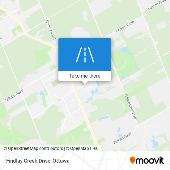 Findlay Creek Drive map