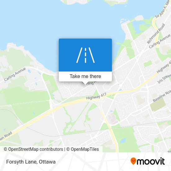 Forsyth Lane map