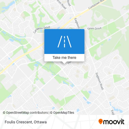 Foulis Crescent map