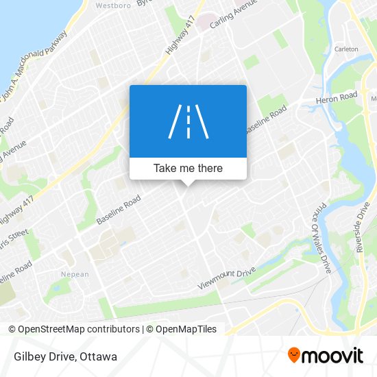 Gilbey Drive map