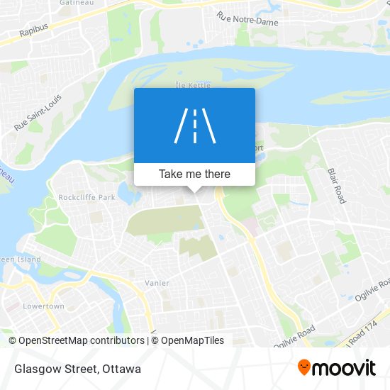 Glasgow Street map