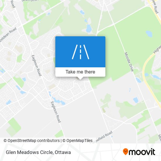 Glen Meadows Circle map