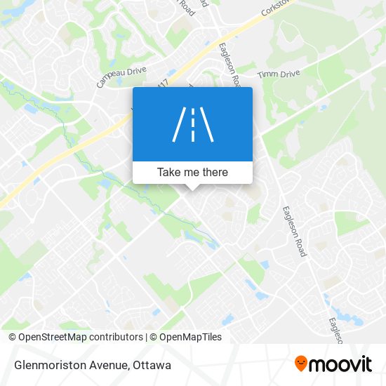 Glenmoriston Avenue map