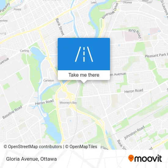 Gloria Avenue map