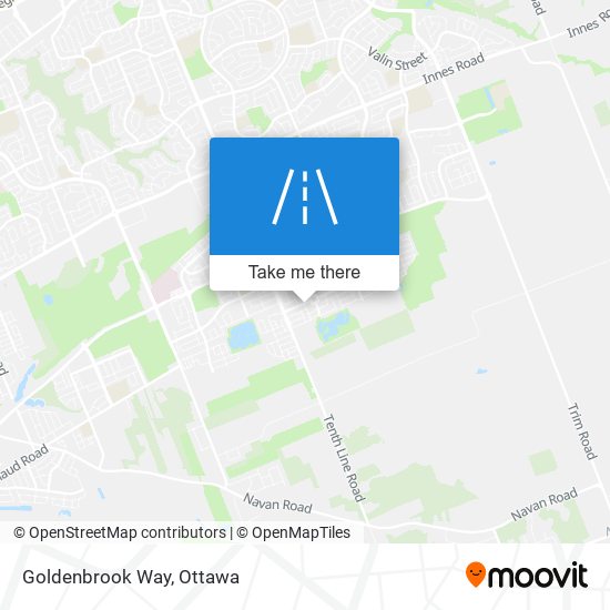 Goldenbrook Way map