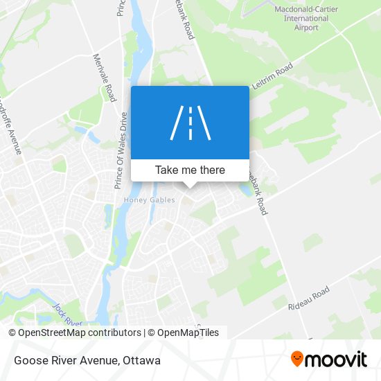 Goose River Avenue map