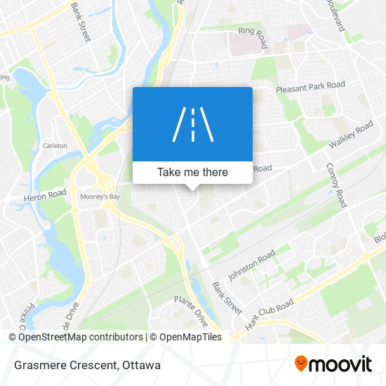 Grasmere Crescent map