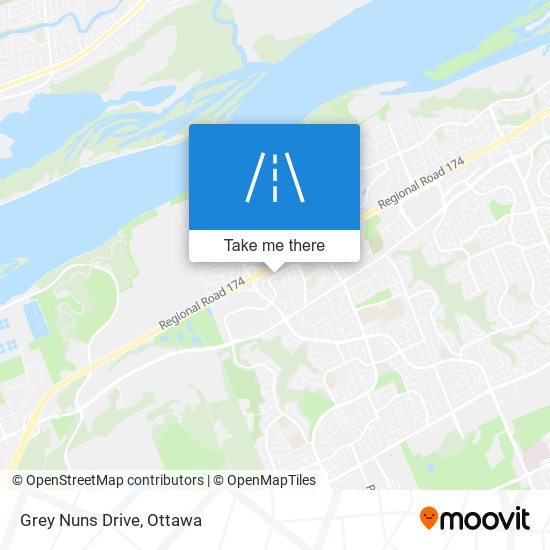 Grey Nuns Drive map