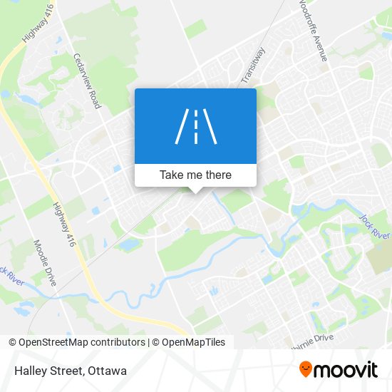 Halley Street map