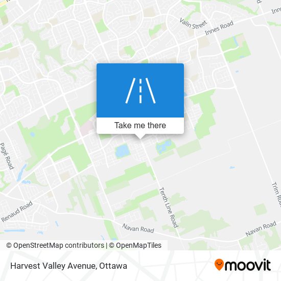 Harvest Valley Avenue map