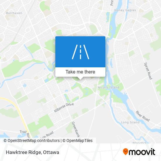 Hawktree Ridge map