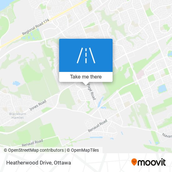 Heatherwood Drive map