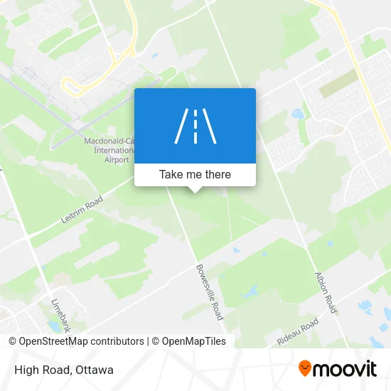 High Road map
