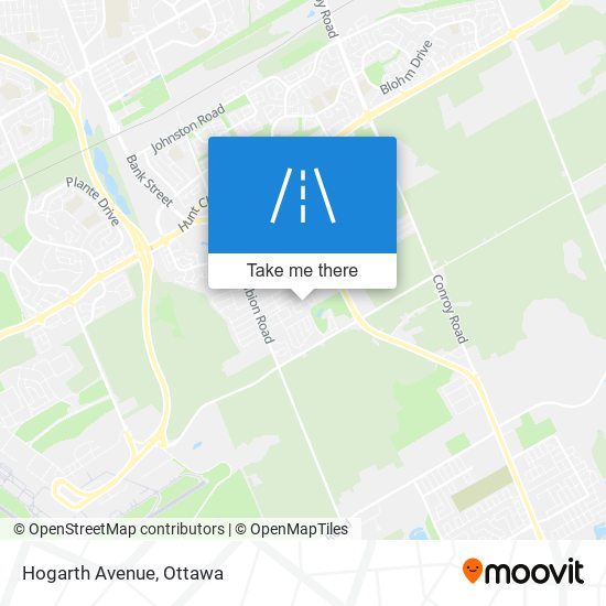 Hogarth Avenue map