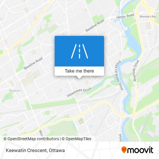 Keewatin Crescent map