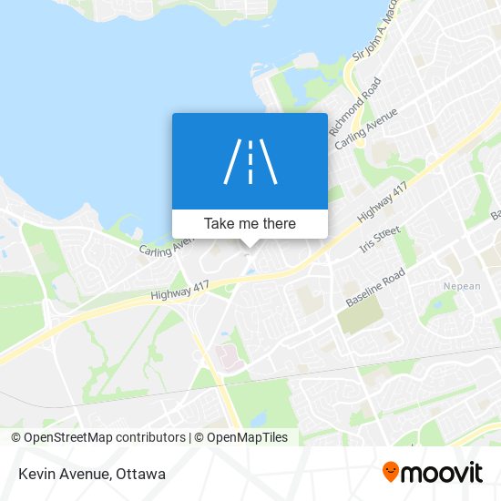 Kevin Avenue map