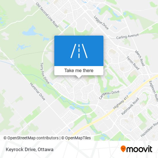 Keyrock Drive map