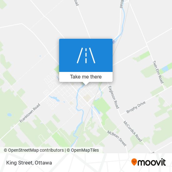 King Street map