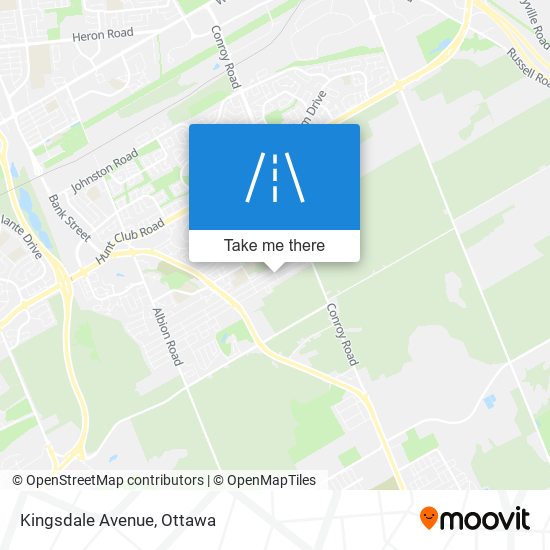Kingsdale Avenue map