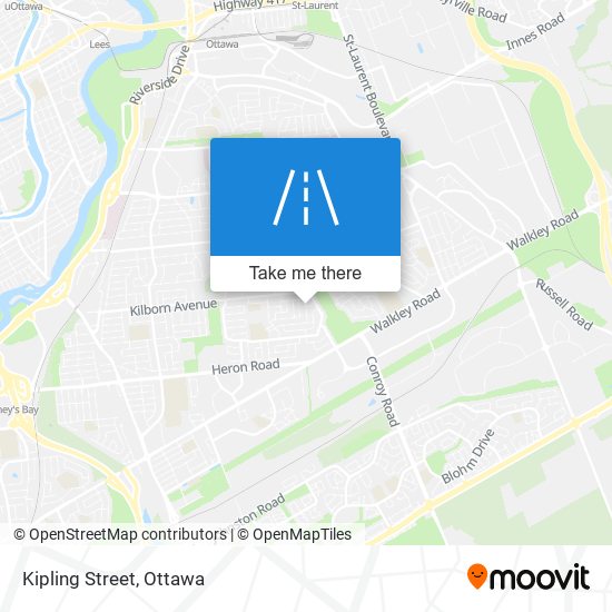 Kipling Street map