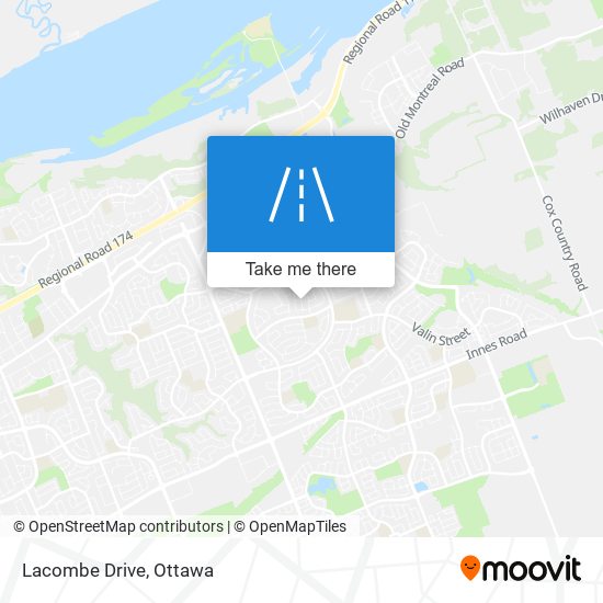 Lacombe Drive map