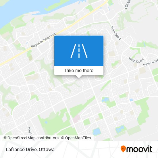 Lafrance Drive map