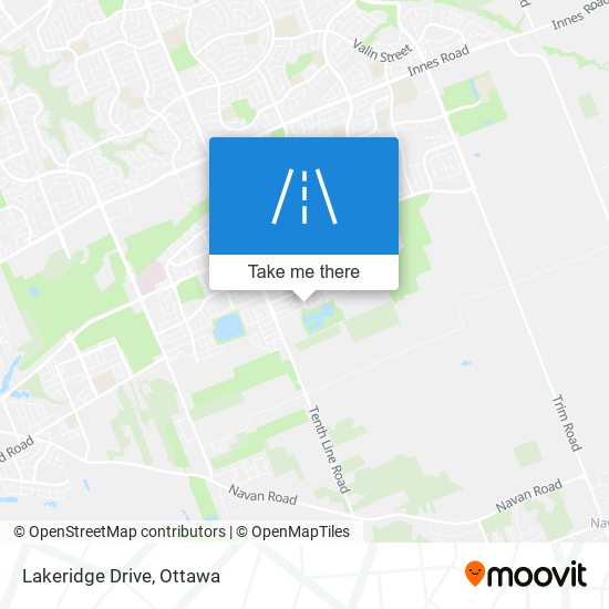 Lakeridge Drive map