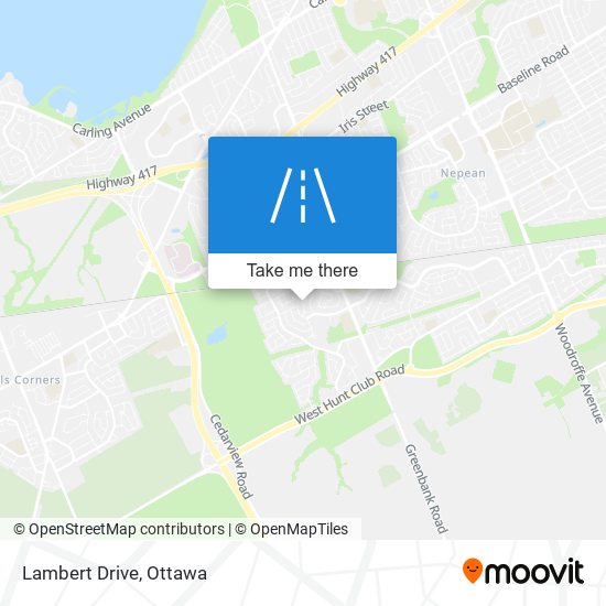 Lambert Drive map