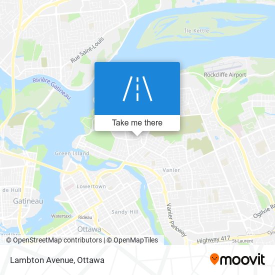 Lambton Avenue map