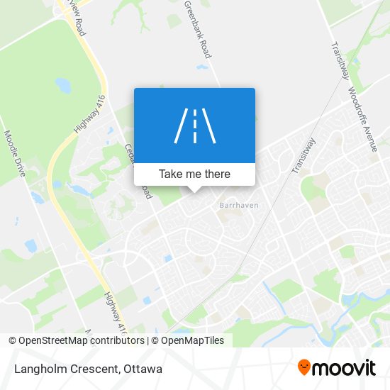 Langholm Crescent map