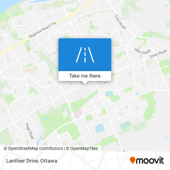 Lanthier Drive map