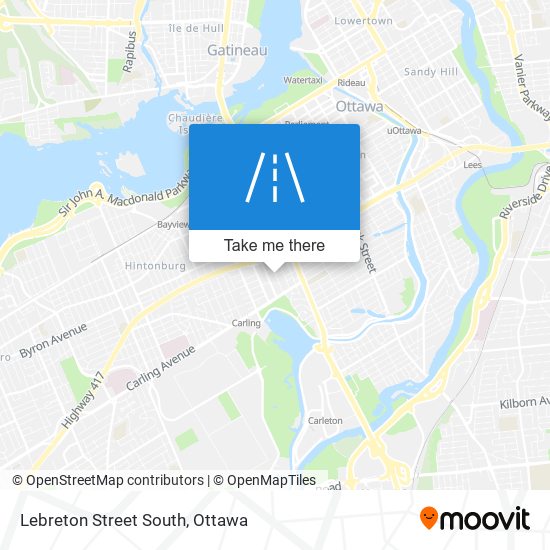 Lebreton Street South map