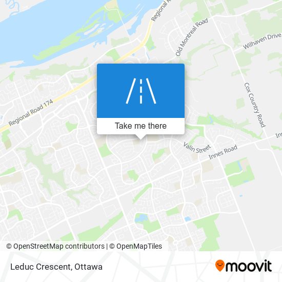 Leduc Crescent map