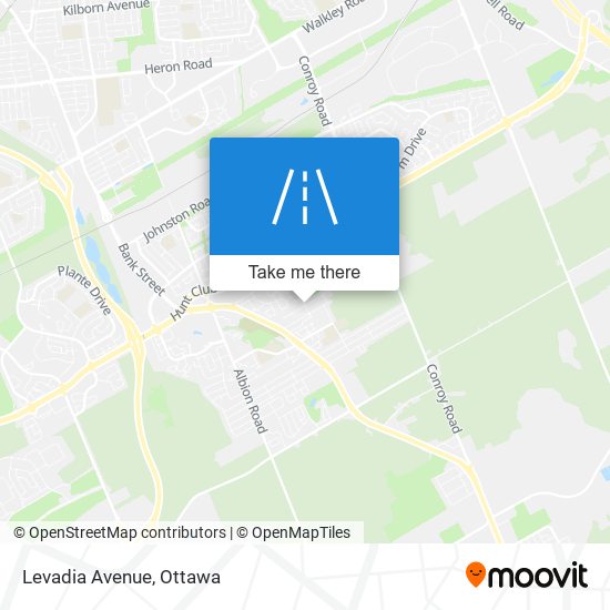 Levadia Avenue map
