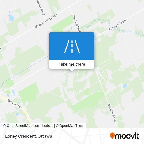 Loney Crescent map