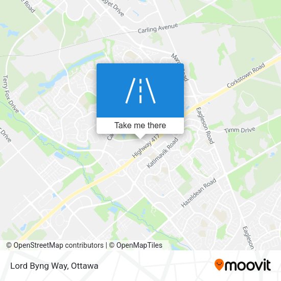 Lord Byng Way map