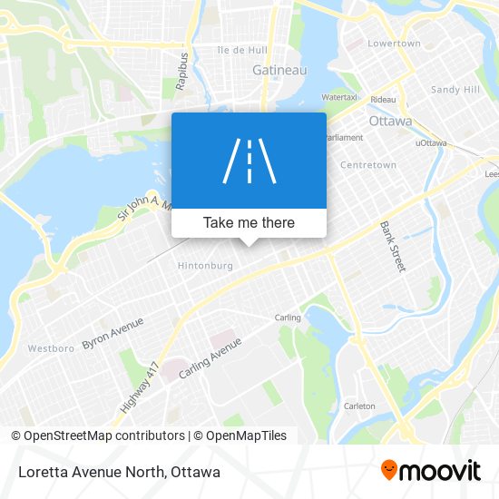 Loretta Avenue North map