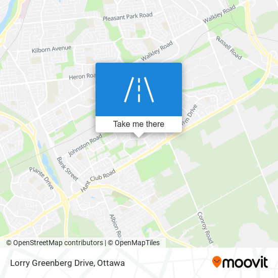 Lorry Greenberg Drive map