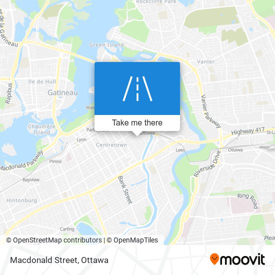 Macdonald Street map