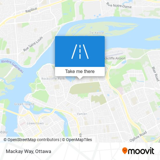 Mackay Way map