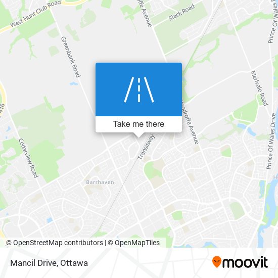 Mancil Drive map